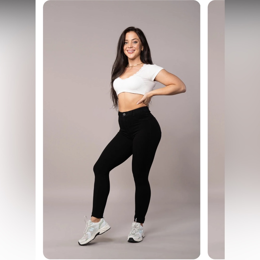 Fit jeans 360 V2 High Waisted - Black fitjeans XL